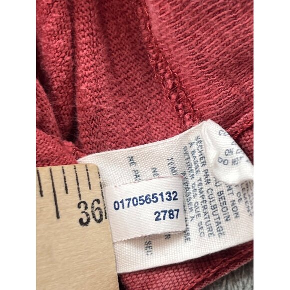 American Eagle Outfitters Mens XL Red Polo Shirt Casual Embroidered Number 8 - Picture 7 of 8